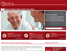 Tablet Screenshot of caloncardio.com